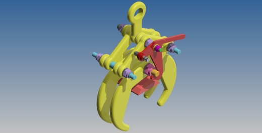 AUTOMATIC TENACIOUS夹爪机构3D数模图纸 STP格式缩略图